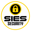 emblema circular de seguridad sies